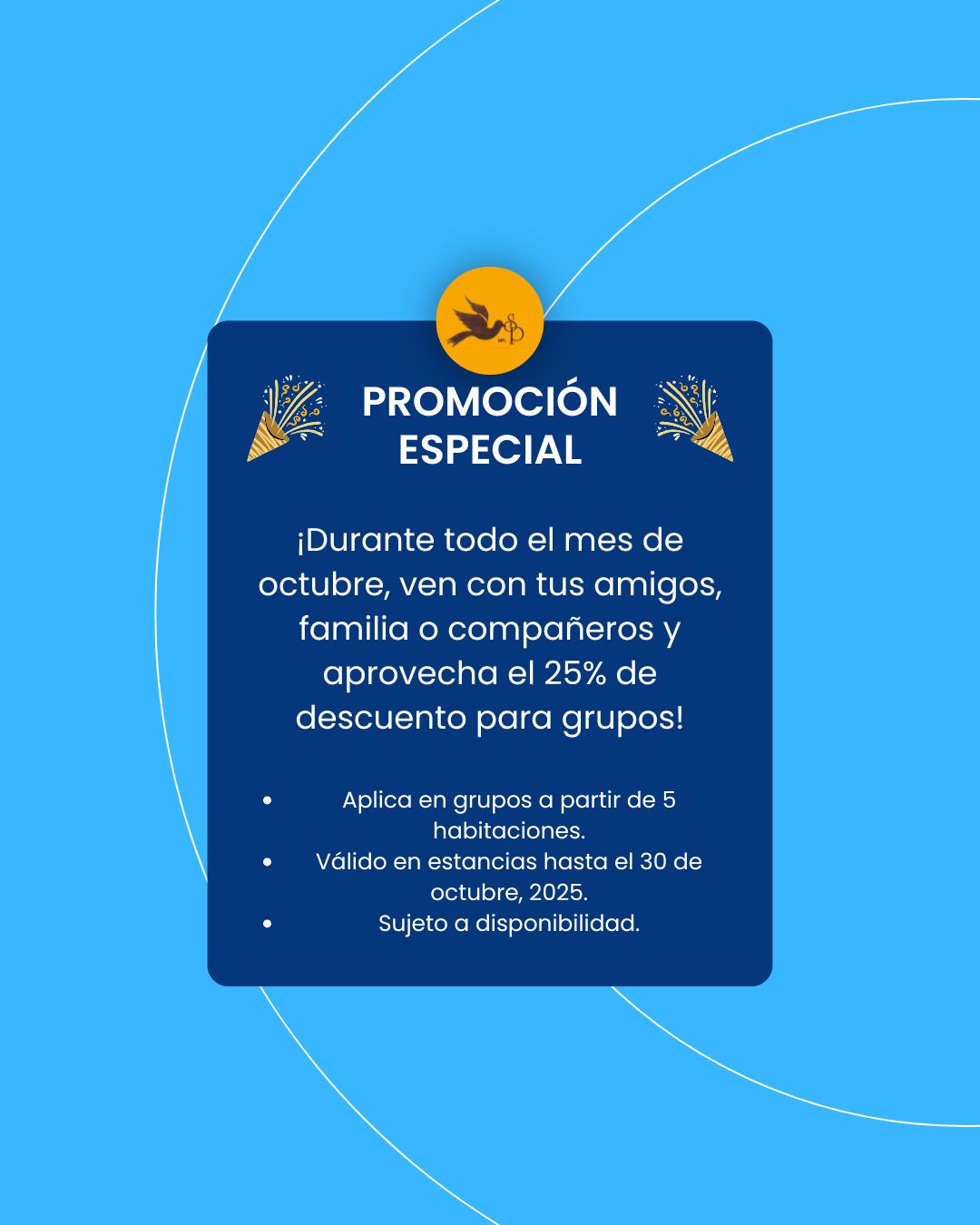 Promoción vigente del Hotel Santa Prisca